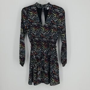 H&M Divided Long Sleeve Cut Out Dress